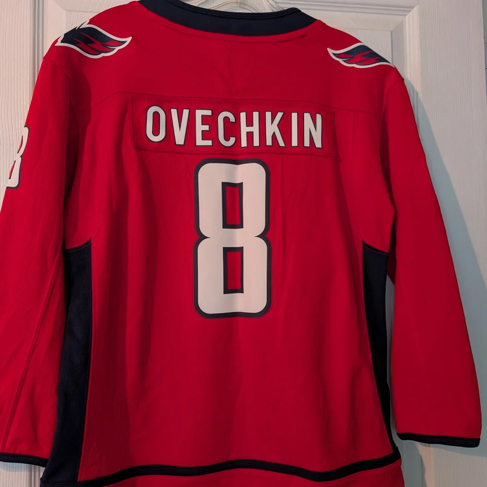 Fanatics Red and White Washington Capitals Kids Jersey